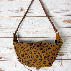 Madewell Leopard Print Sling Bag